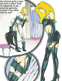 Comic of whore being picked u...