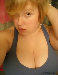 Photo gallery of an amateur BBW slut with gigantic tits