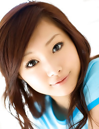 Sweet Asian girl with big eyes