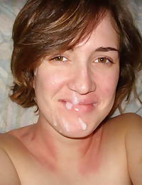 Picture collection of slutty girlfriends who got cummed on