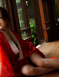 Japanese girl in a kimono