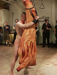 Meat factory gay group play