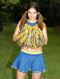 Lindy Lopez brings the sexiness in this cheerleader gallery.