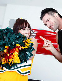 Cheerleader plugged in cunt