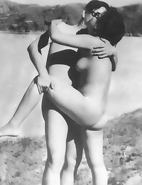 Black and white vintage porn
