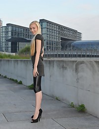 Diana shows off her new outfit in this Ero Berlin gallery.