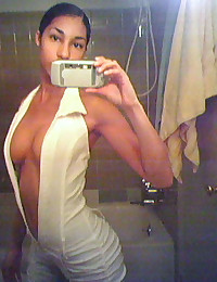 Picture gallery of a pretty senorita with huge breasts