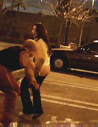 Girls sharked, stripped and pantsed in public!