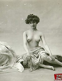 Real vintage topless chicks showing breasts