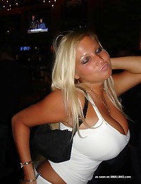 Photo gallery of an amateur party bitch with gigantic breasts