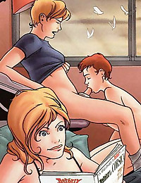 New sex comics with horny guy assfucking chick