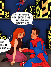 Spiderman fucks Mary Jane and...